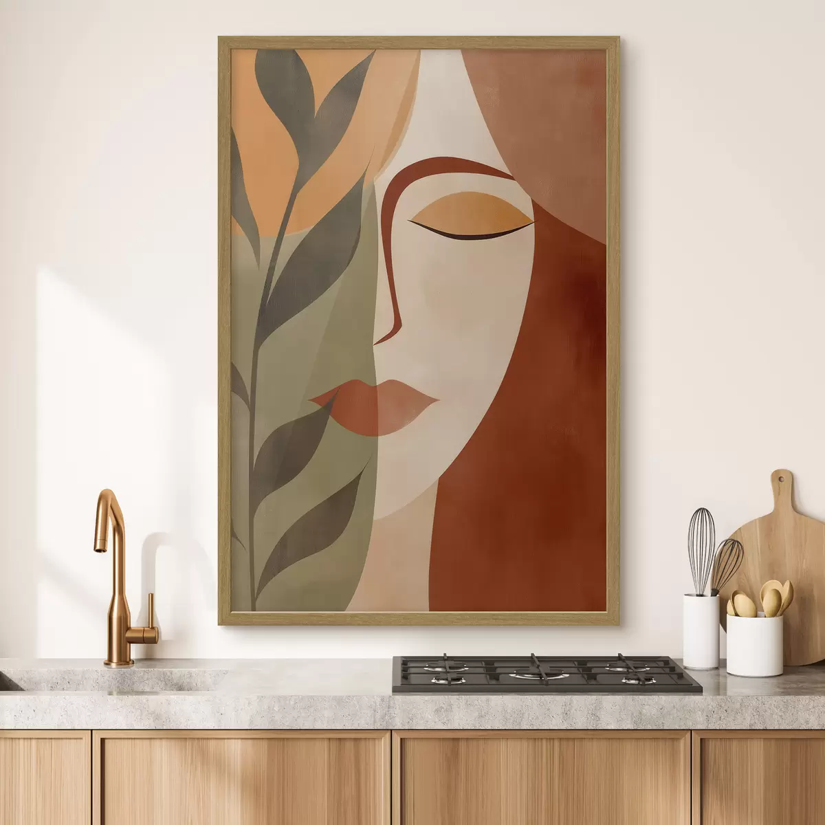 Affiche Portrait abstrait f49450