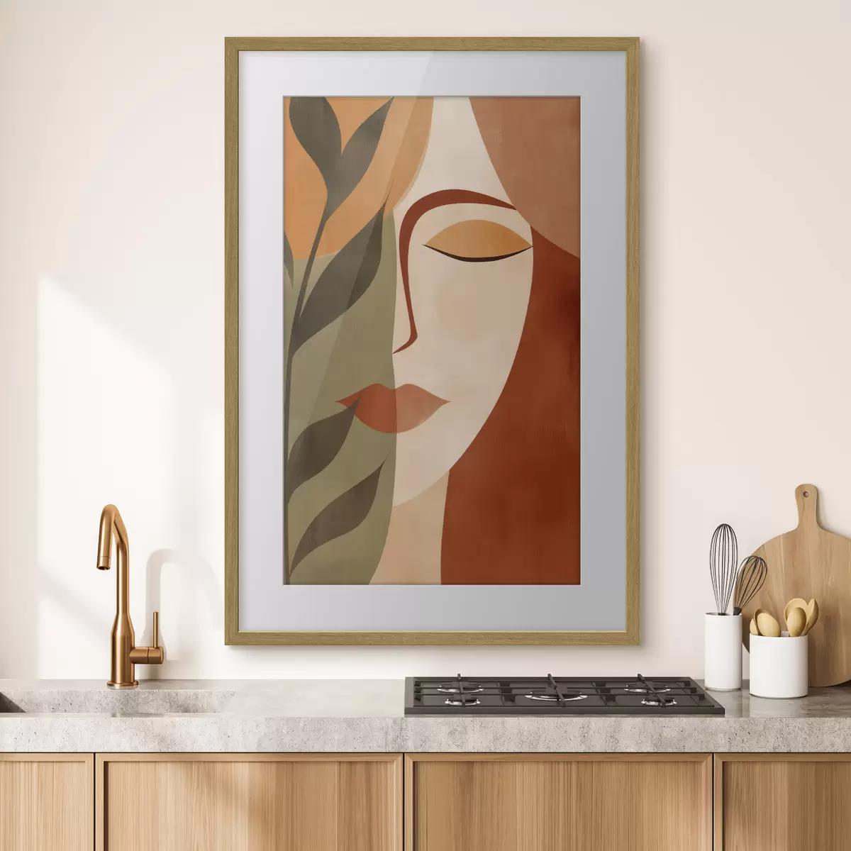 Affiche Portrait abstrait f49450