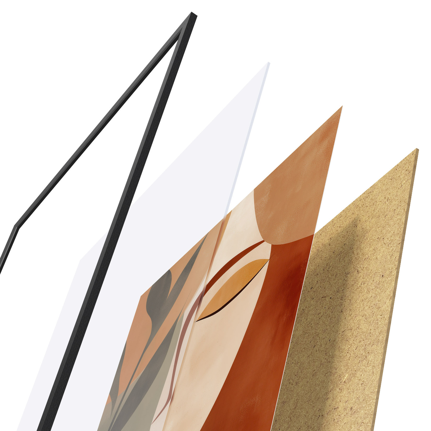 Affiche Portrait abstrait f49450