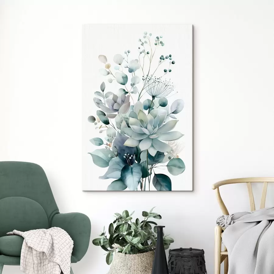  Peintures Plantes succulentes et autres plantes, dans un style aquarelle s49427