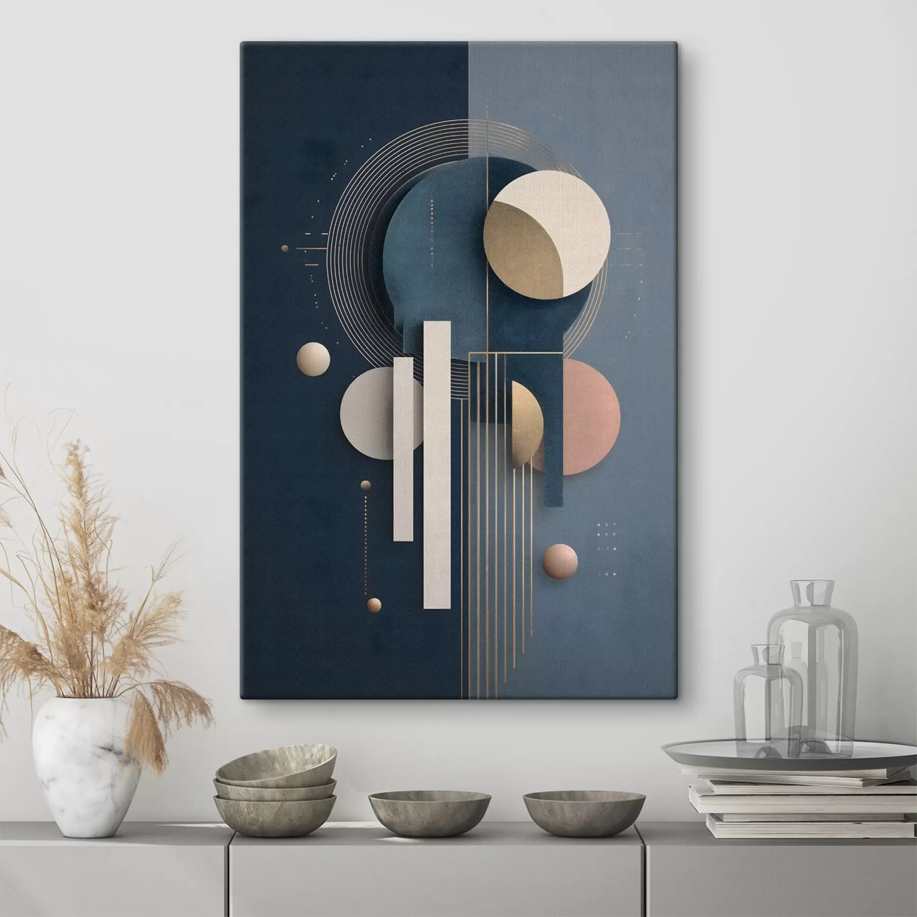  Schilderijen Abstracte meetkunde s49430