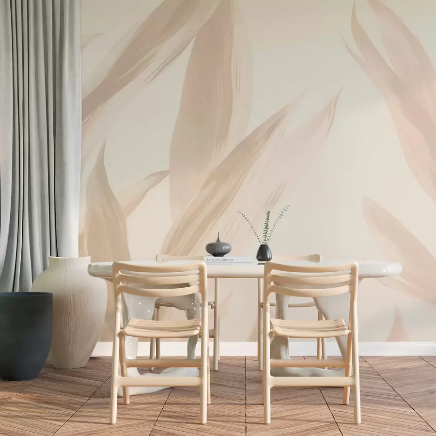 Fotobehang Puntige bladeren w05680