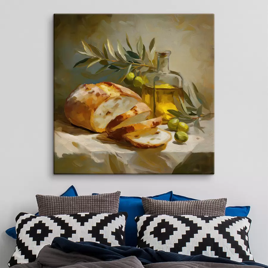  Peintures Du pain et de l'huile d'olive s49529