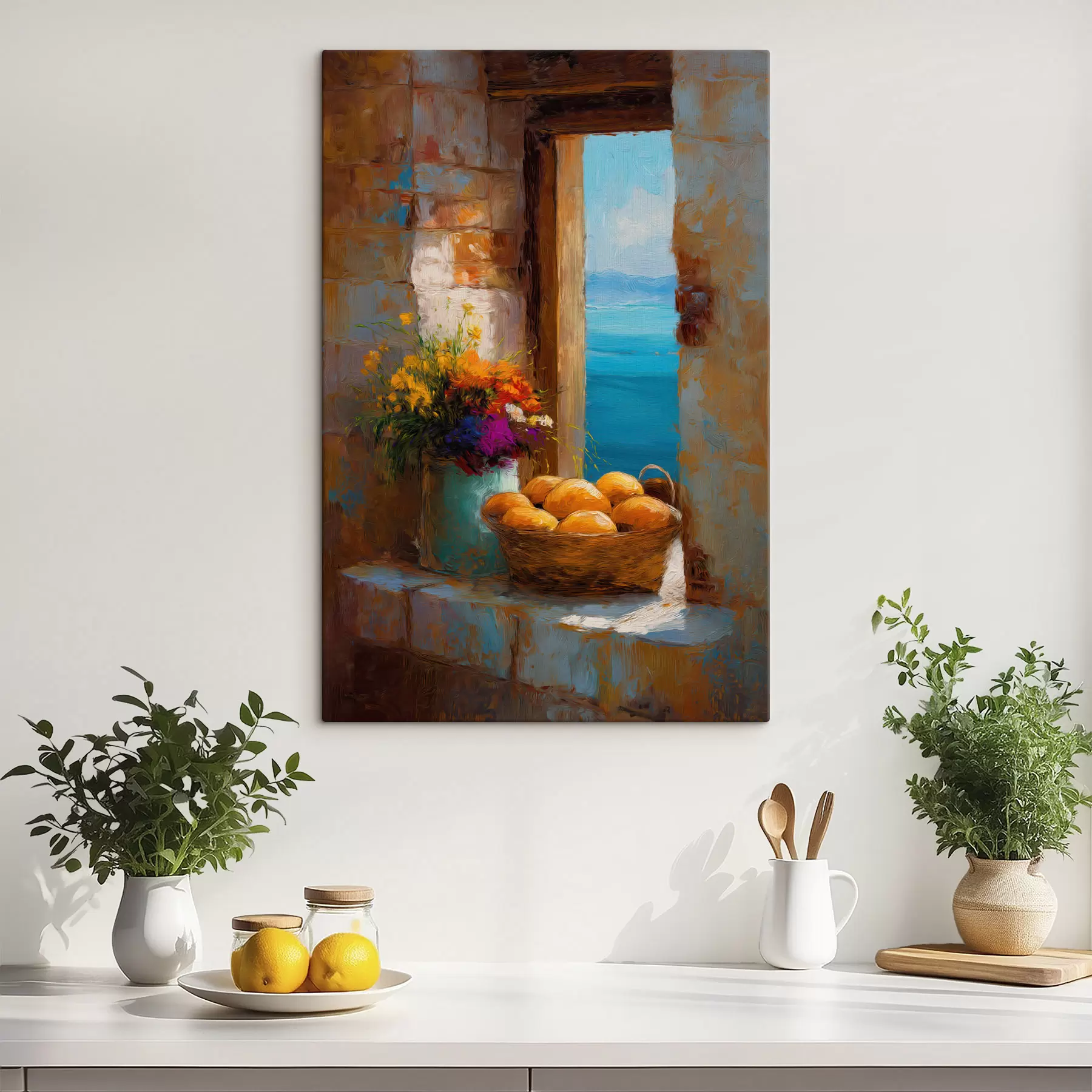  Schilderijen Fruit en bloemen s49542