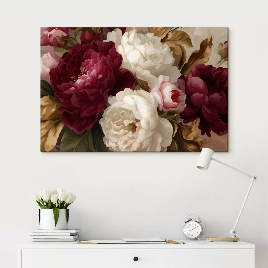 Fotobehang Pioenrozen s49546