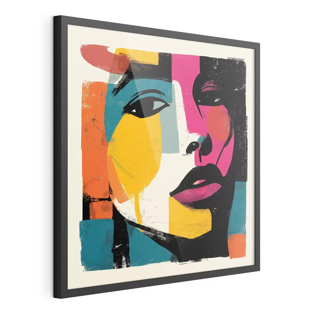Affiche Un visage abstrait f49543