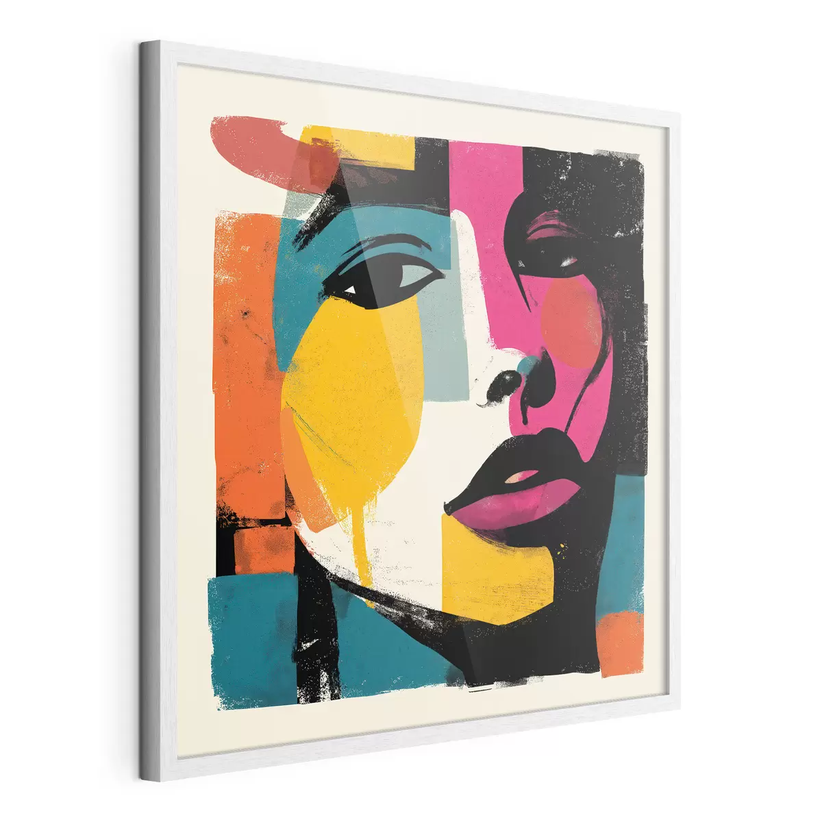 Affiche Un visage abstrait f49543