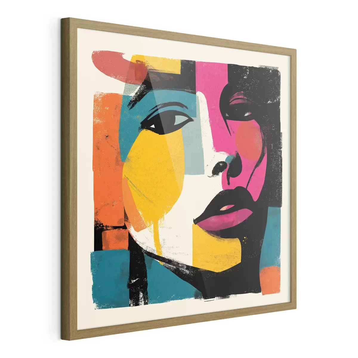 Affiche Un visage abstrait f49543