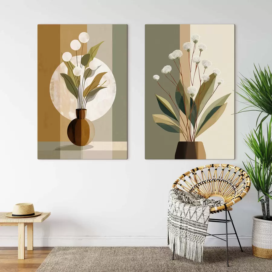 Fotobehang Bloemen in een vaas m30598