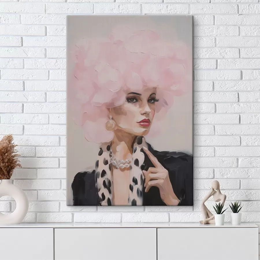  Peintures Peinture représentant une femme élégante s49509