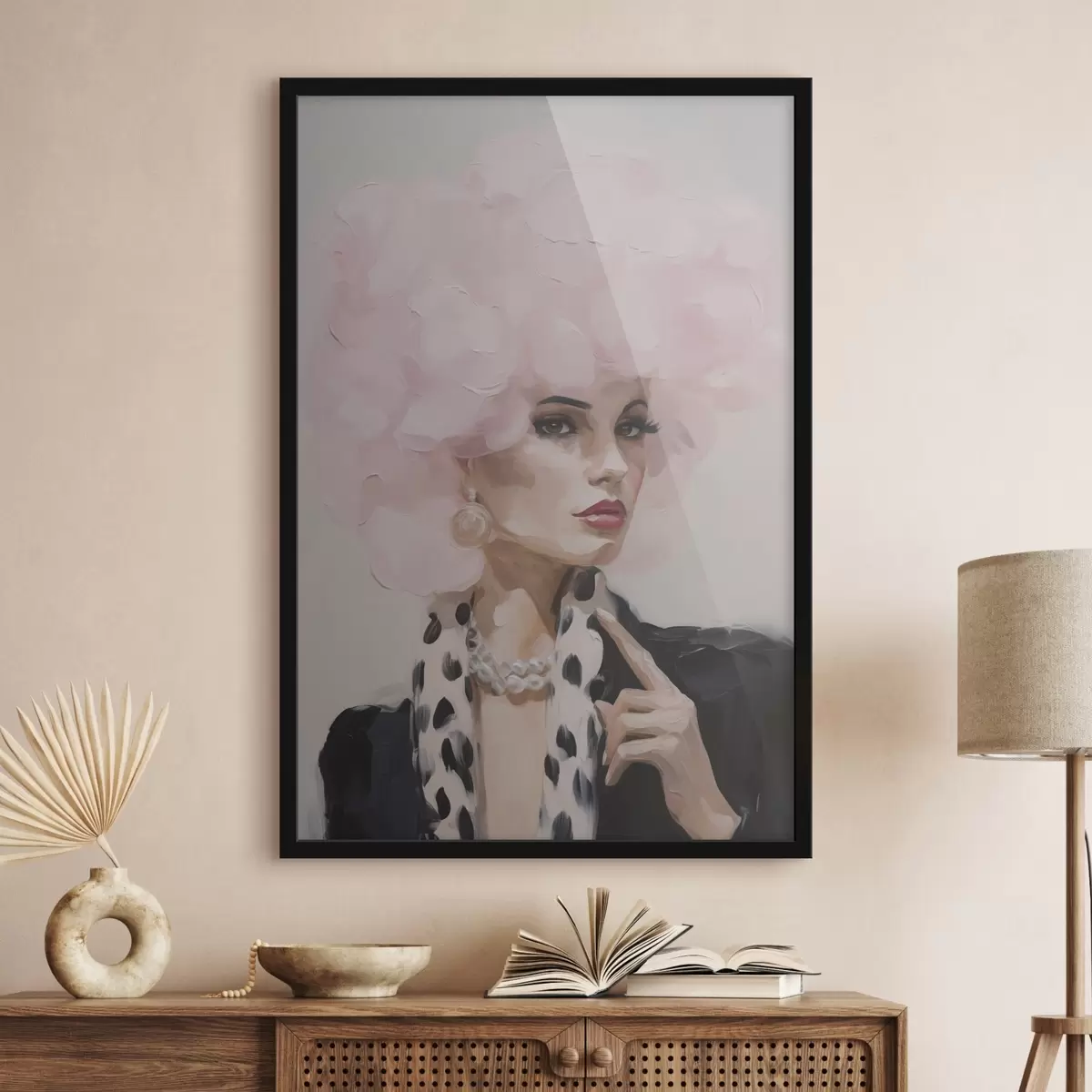 Affiche Peinture représentant une femme élégante f49509