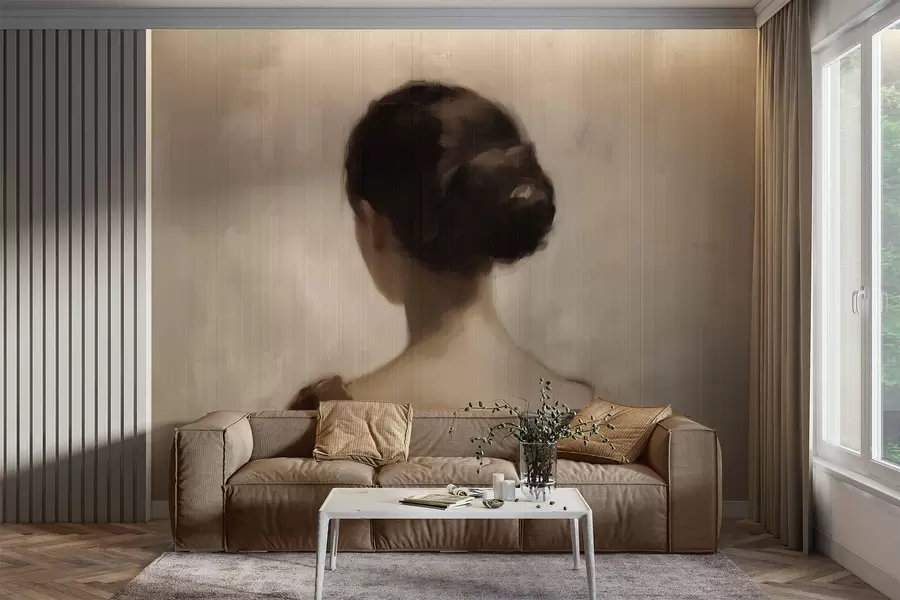 Fotobehang Klassiek profiel w05556