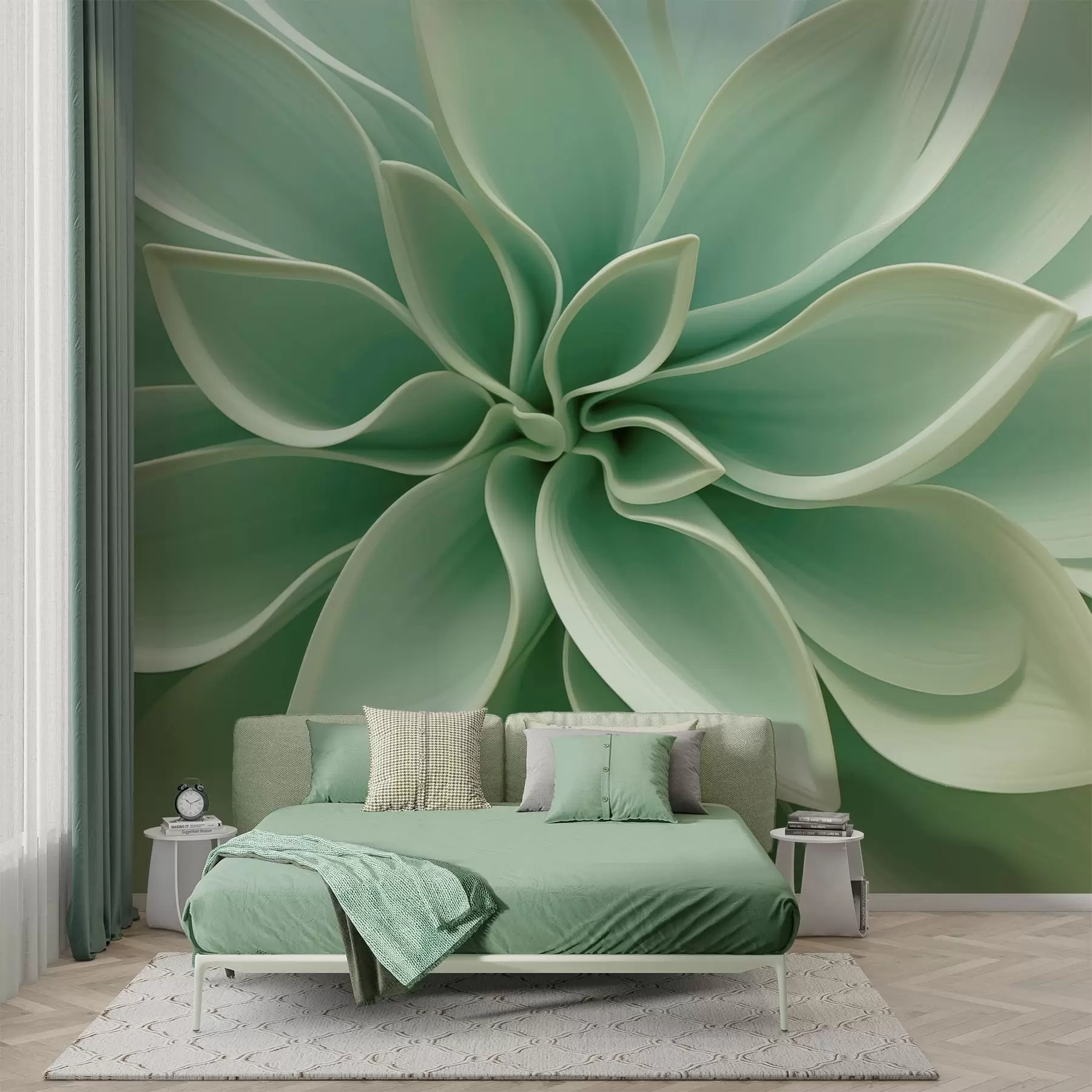 Fotobehang Botanische meetkunde w05559