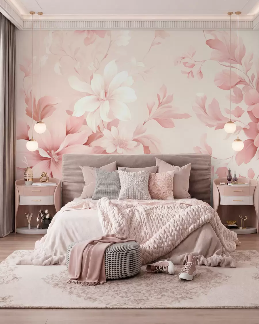 Papier peint photo Fleurs classiques w05437