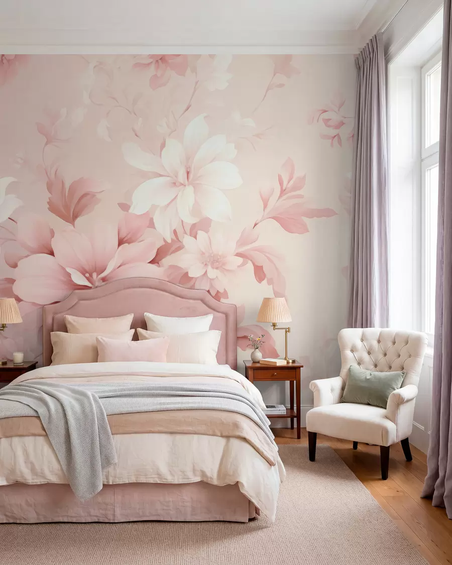 Papier peint photo Fleurs classiques w05437