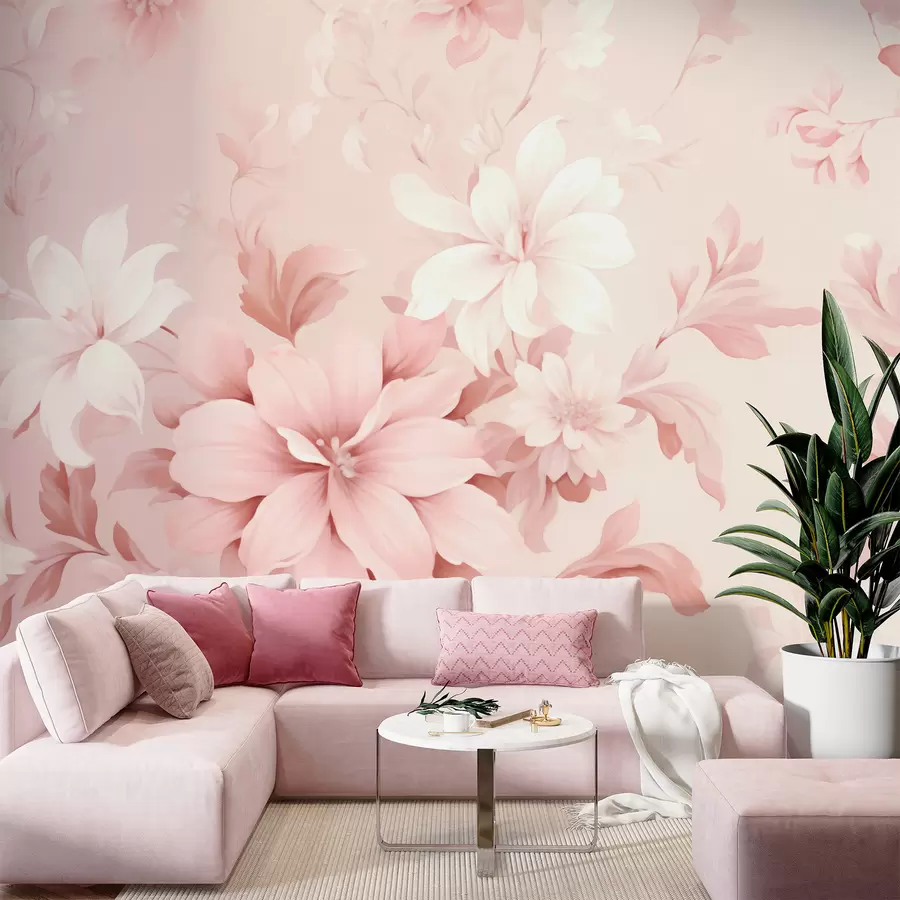 Fotobehang Klassieke bloemen w05437