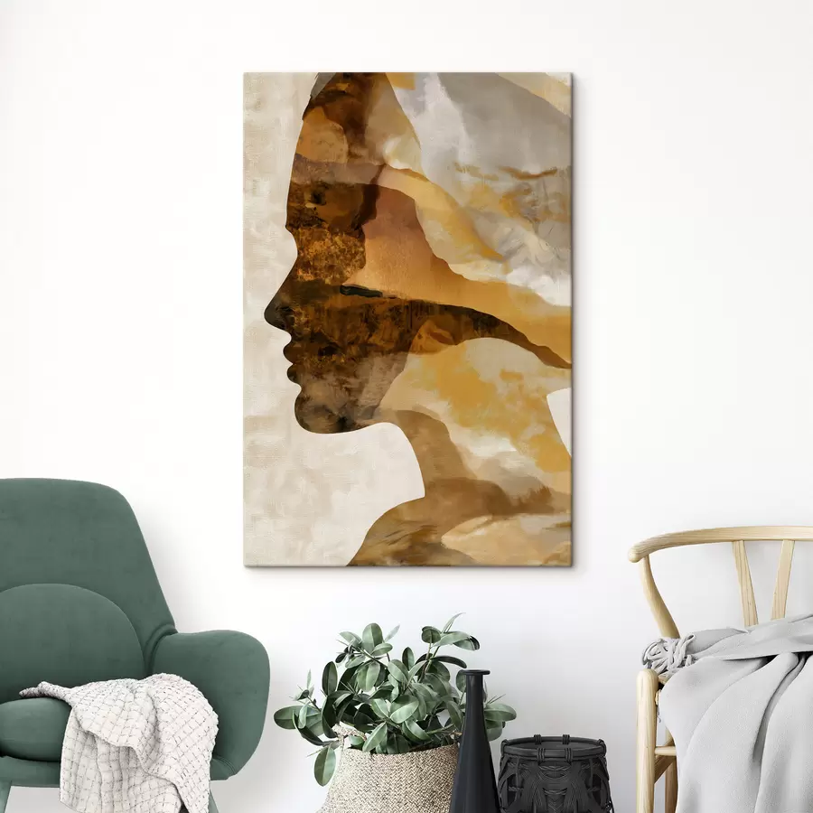  Peintures Une silhouette féminine s49608
