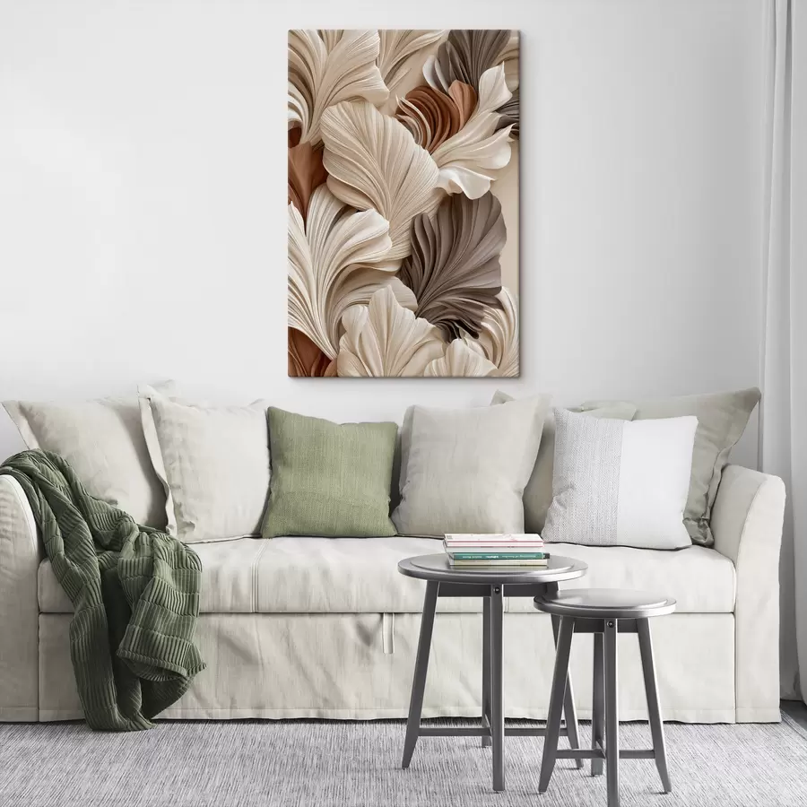  Peintures Feuilles abstraites s49620