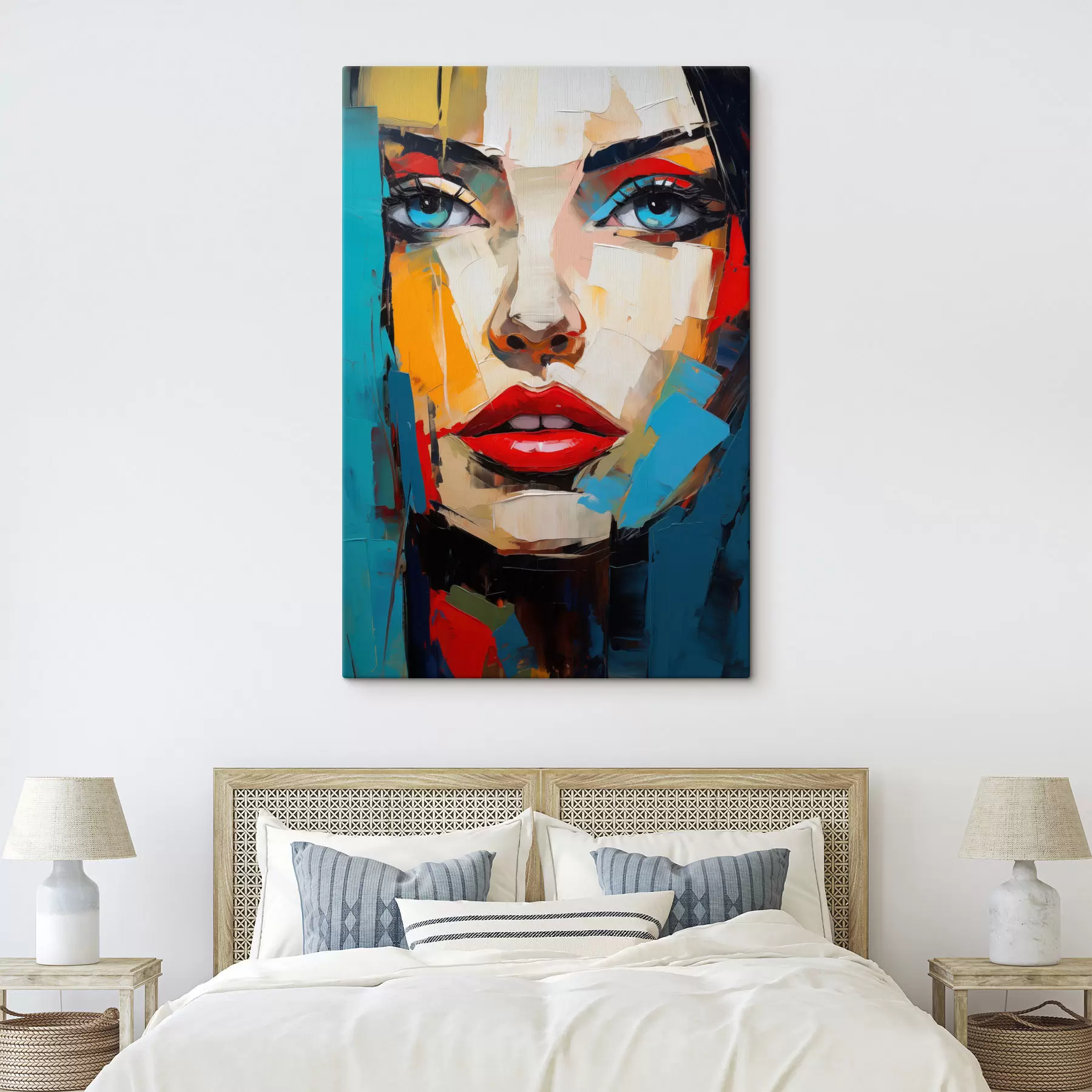  Schilderijen Abstract Portret s49628
