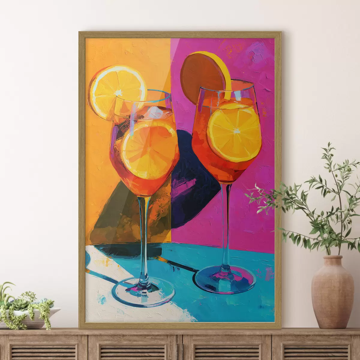 Affiche Un cocktail aux agrumes f49607