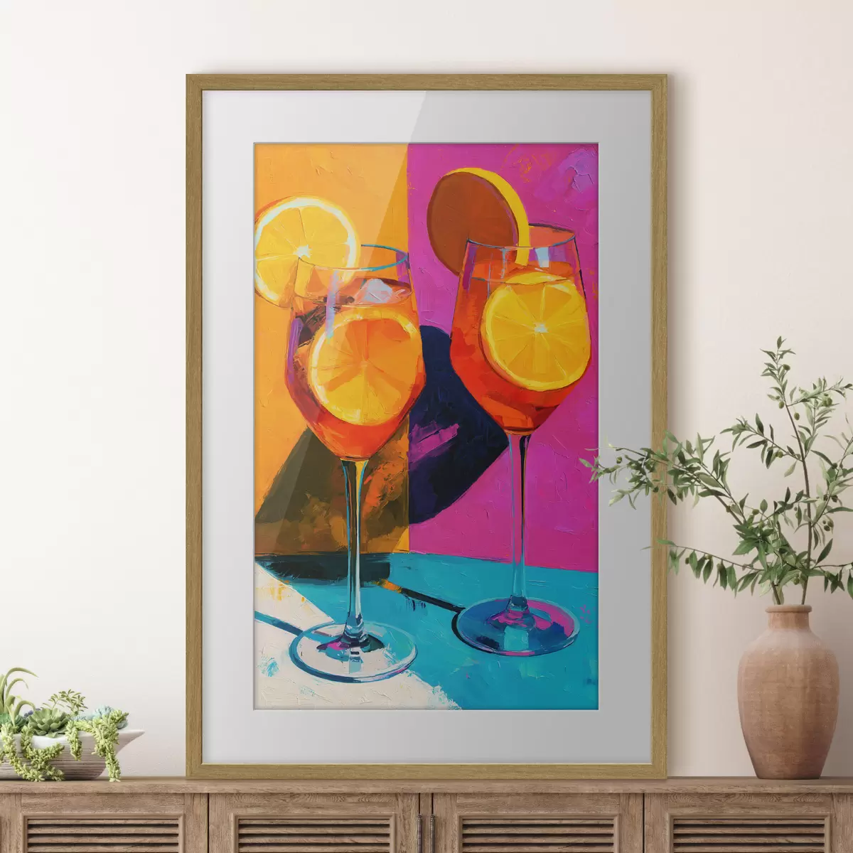 Affiche Un cocktail aux agrumes f49607