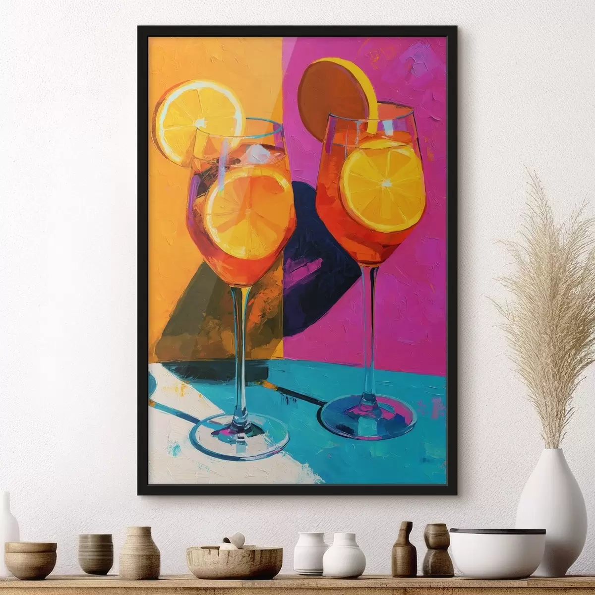 Affiche Un cocktail aux agrumes f49607