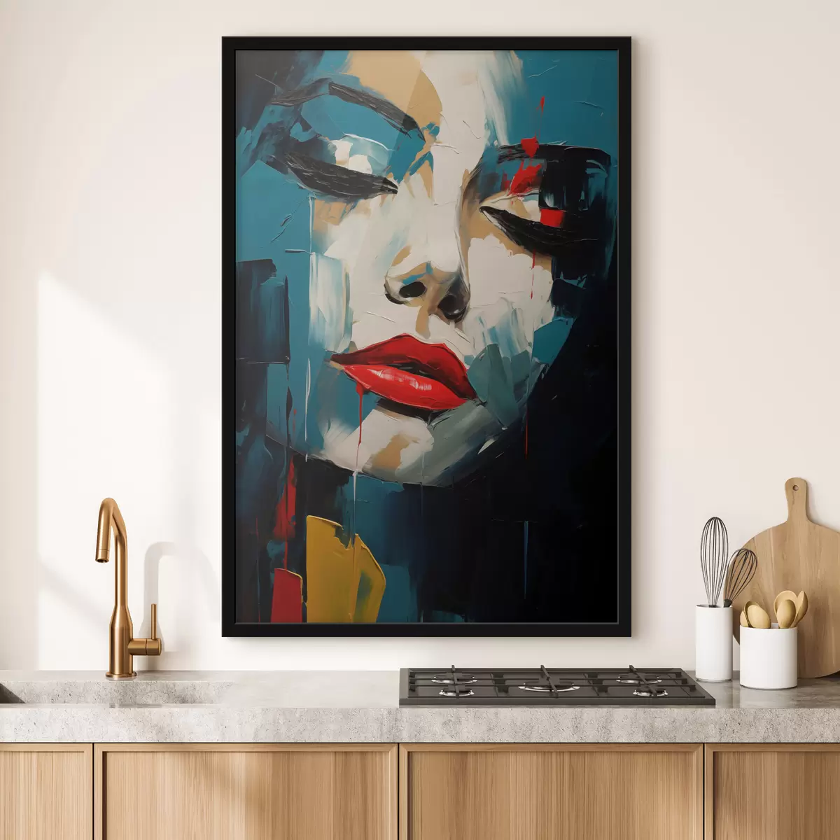 Affiche Portrait abstrait f49627