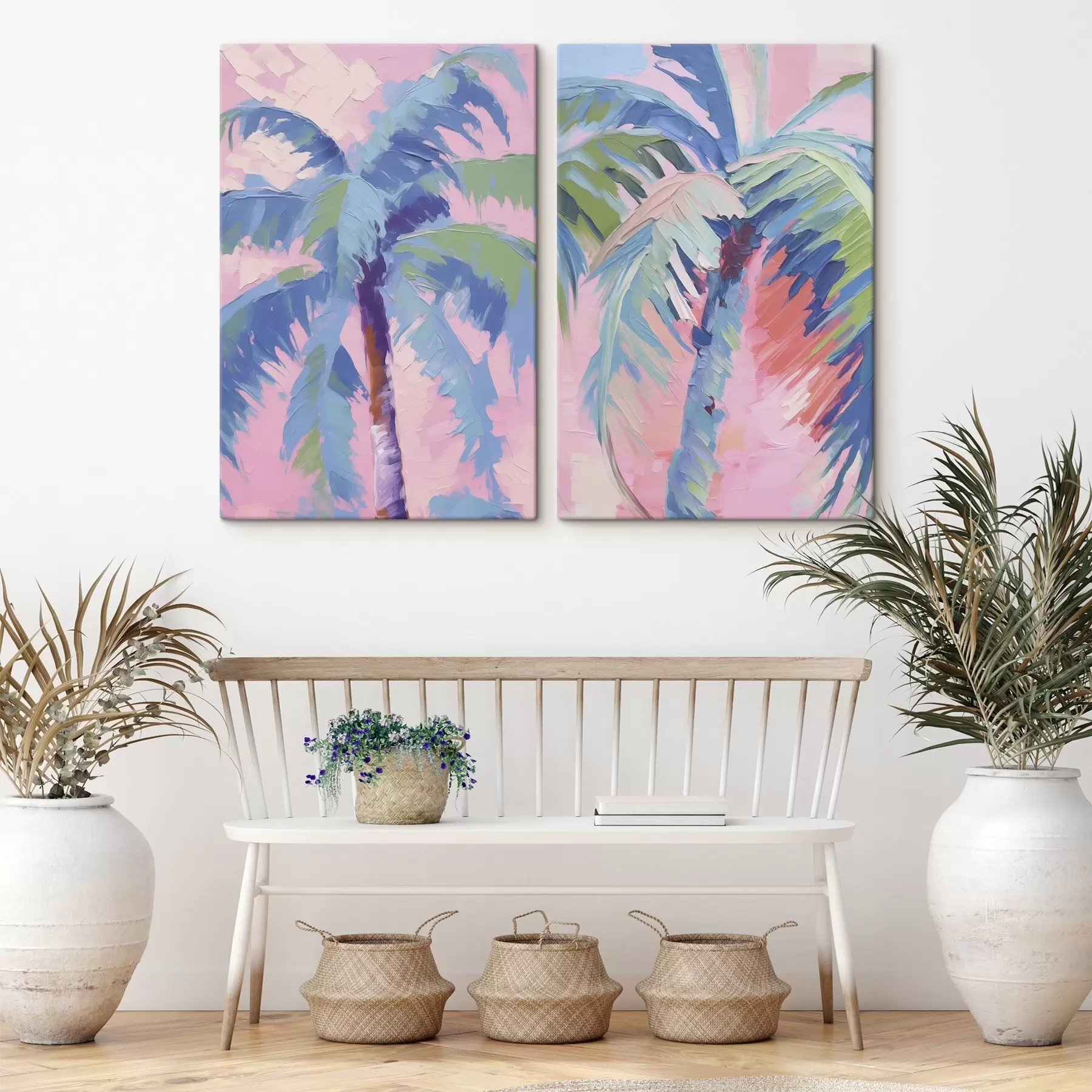  Schilderijen Palmboom imitatieschilderij m30614
