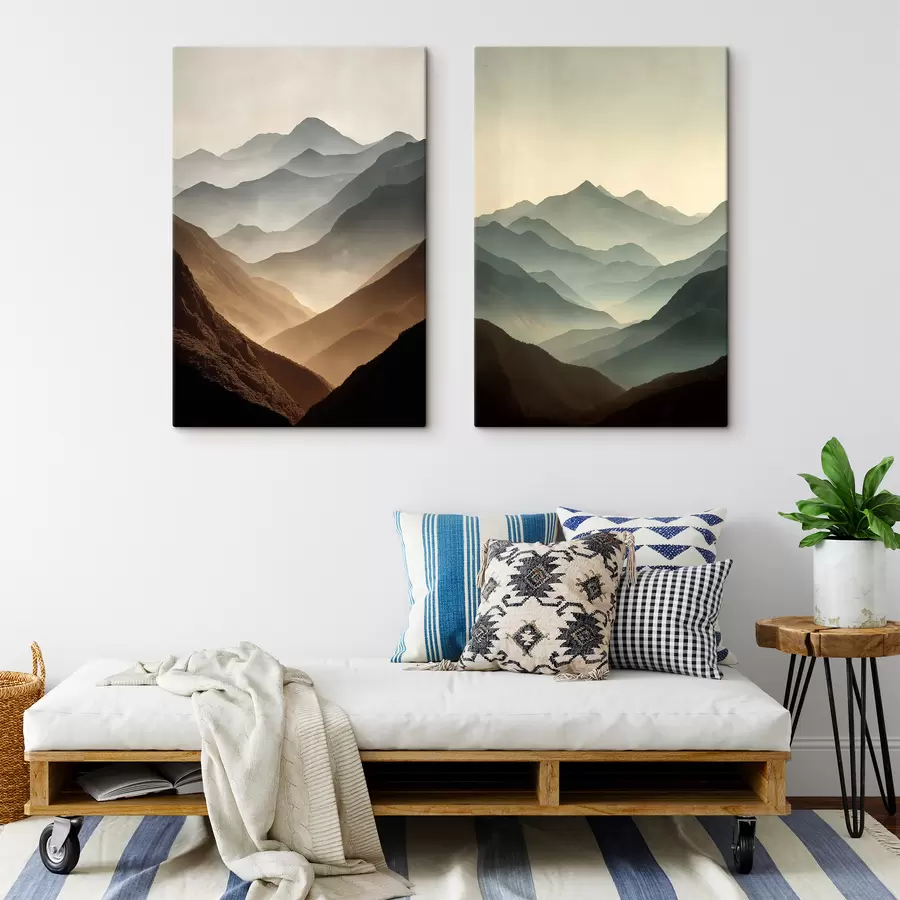  Peintures Composition de montagne m30636
