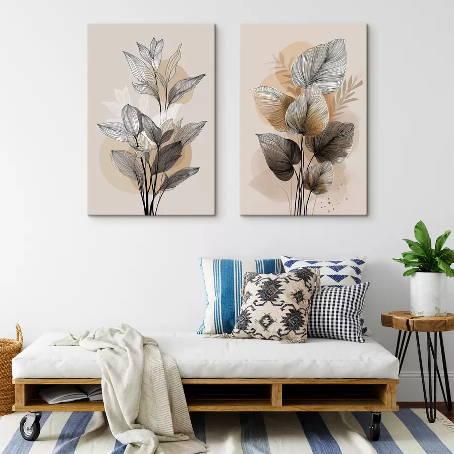  Peintures Feuilles tropicales m30639