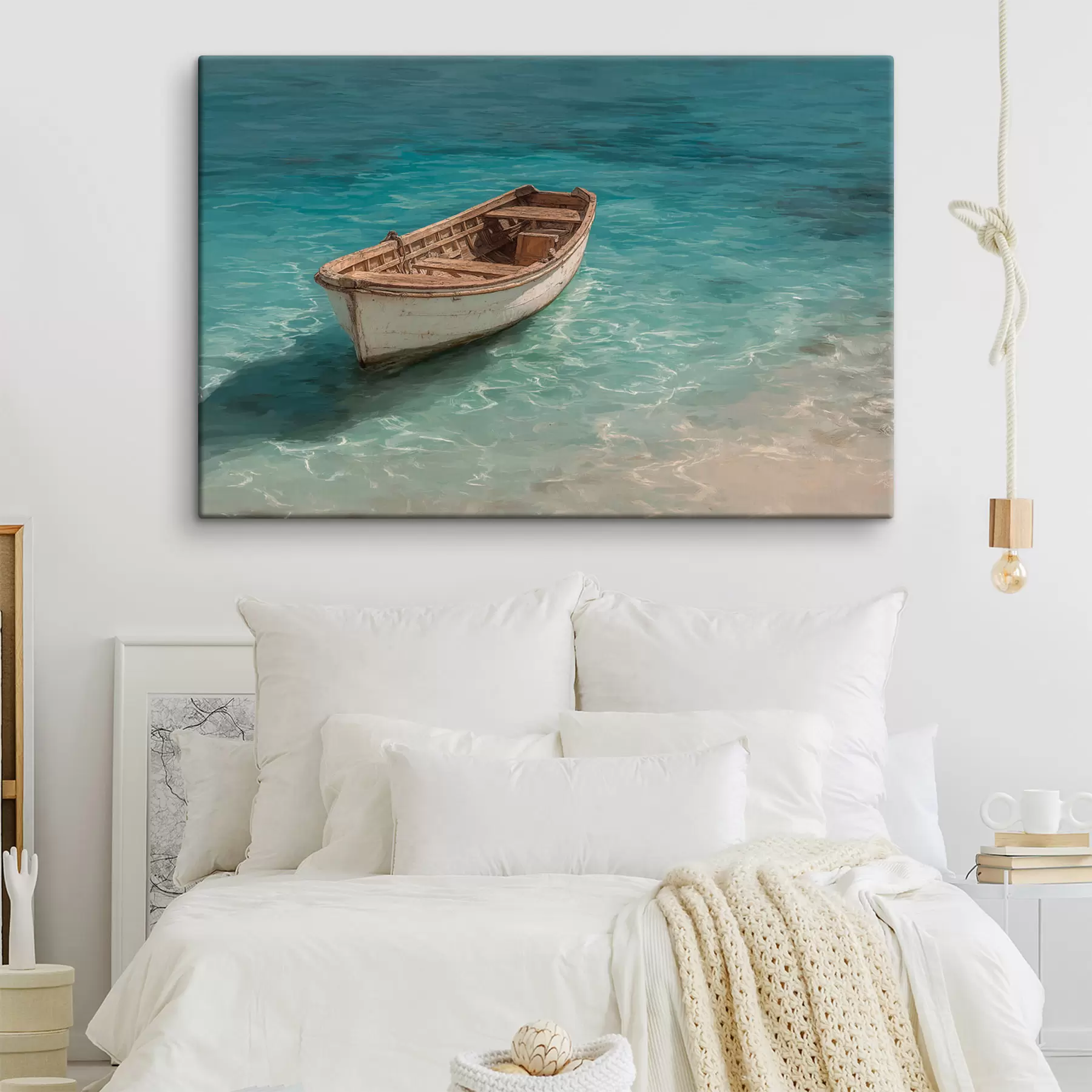  Peintures Un bateau sur l'eau s49629