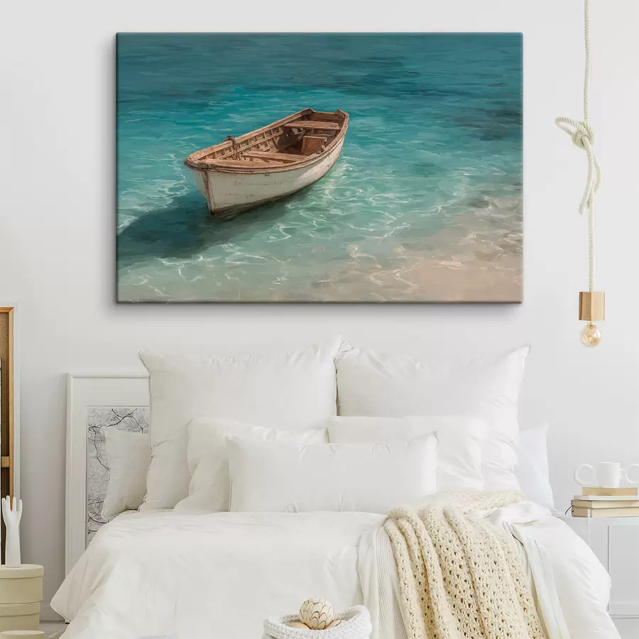  Peintures Un bateau sur l'eau s49629