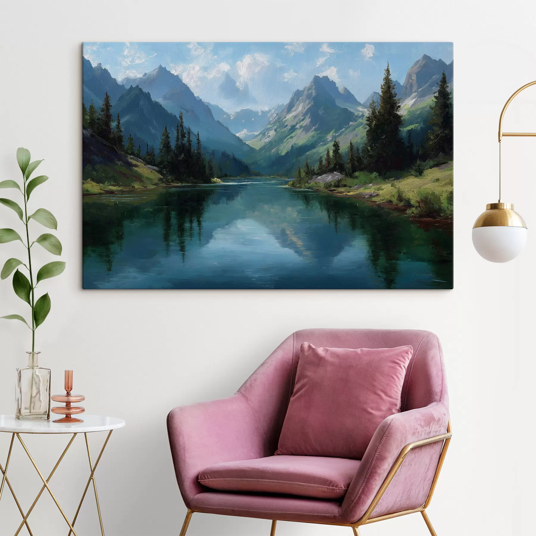  Peintures Paysage de montagne s49632