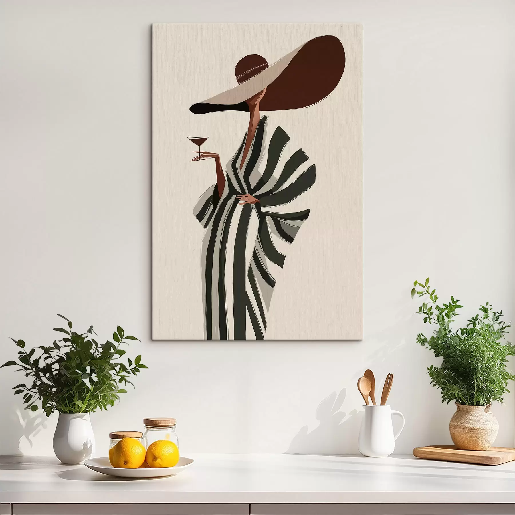  Peintures Fille au chapeau s49633