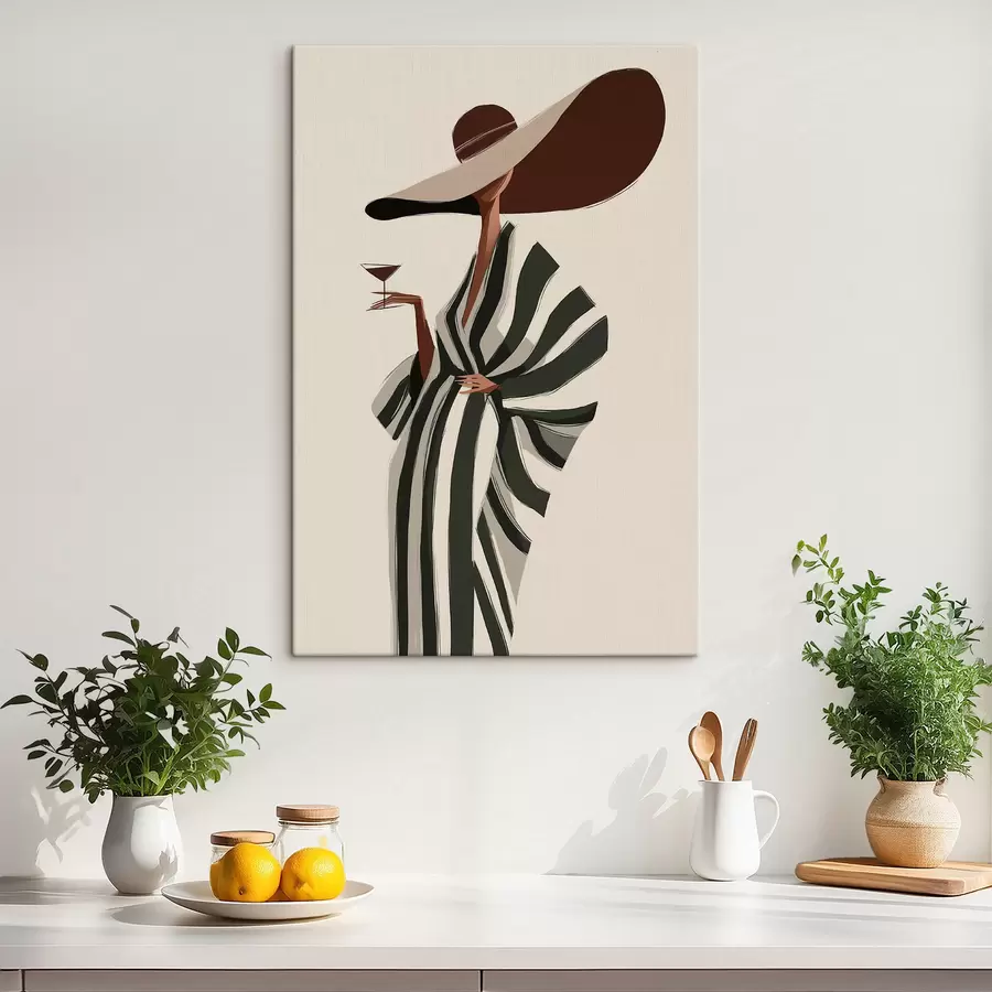  Peintures Fille au chapeau s49633