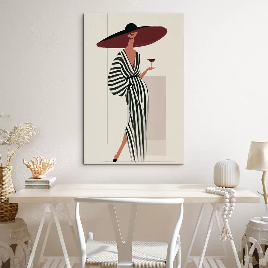 Peintures Fille au chapeau s49634