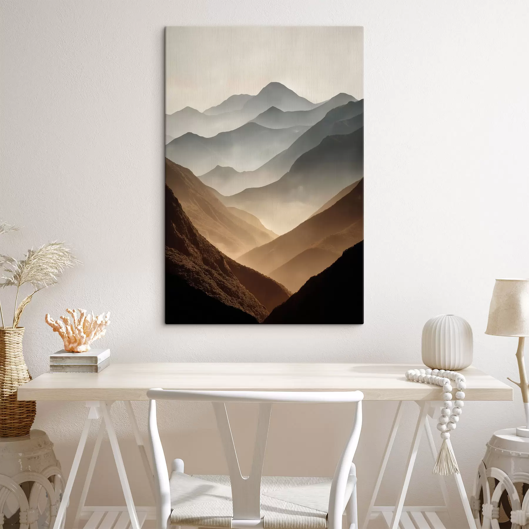  Peintures Montagnes paisibles s49643