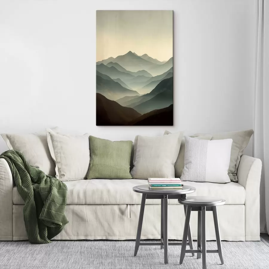  Peintures Les montagnes à l'aube s49644