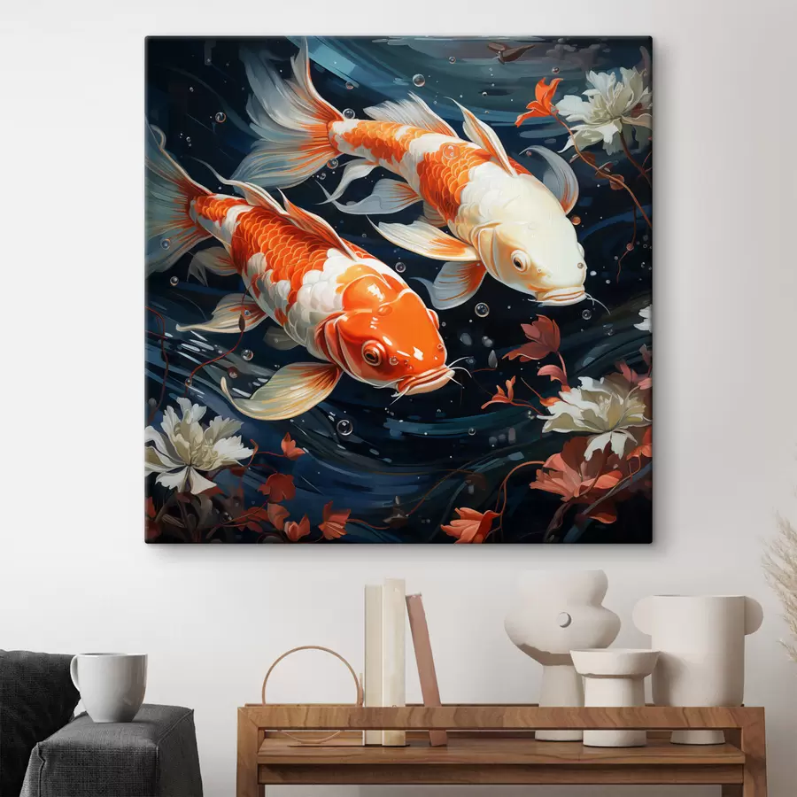  Peintures Des poissons dans l'eau s49660