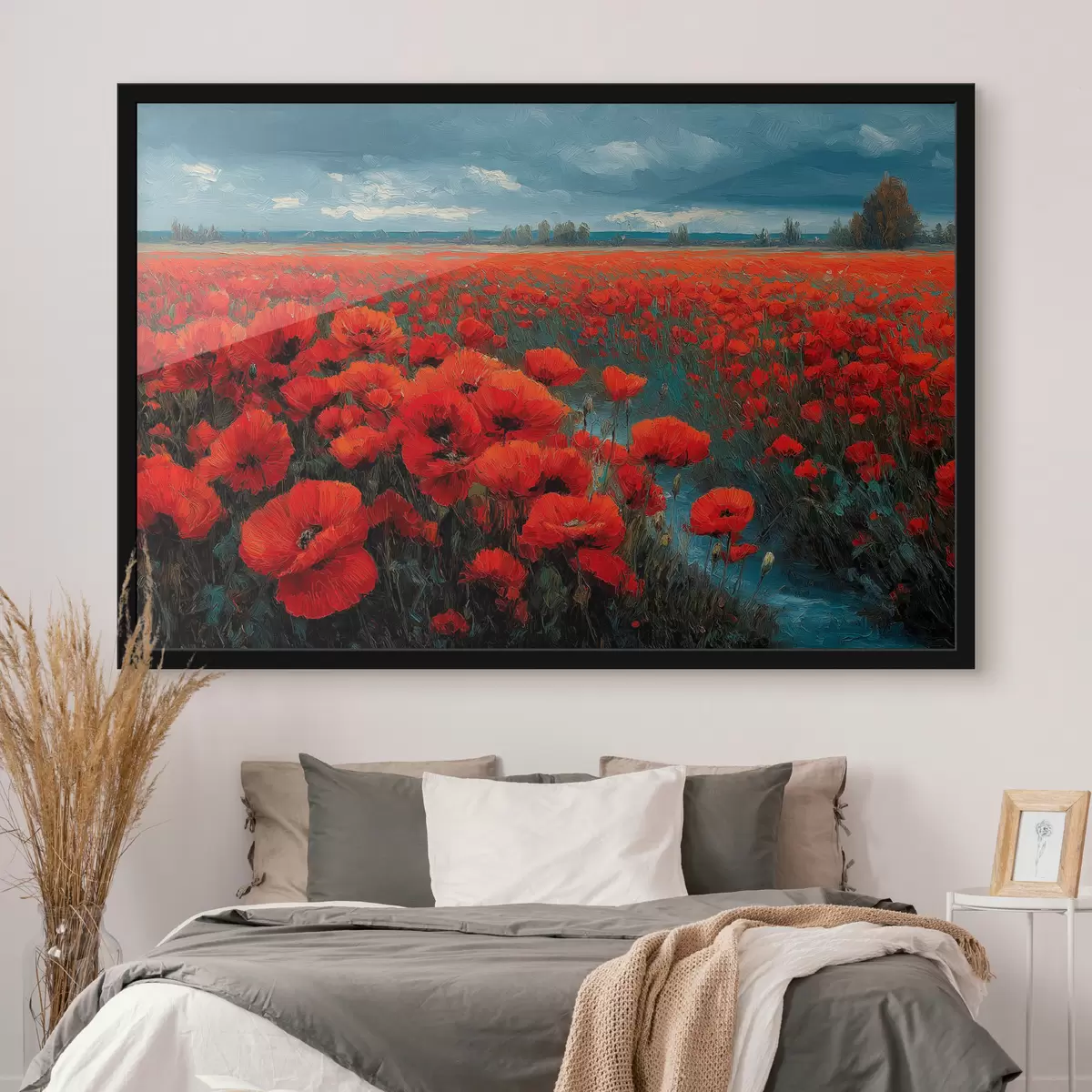 Affiche Champ de coquelicots f49631