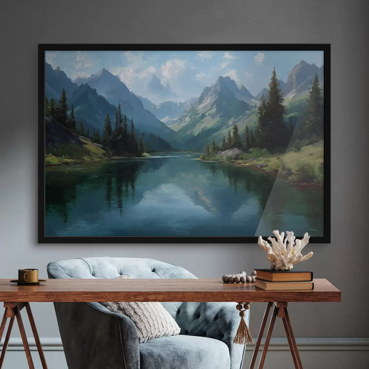 Affiche Paysage de montagne f49632