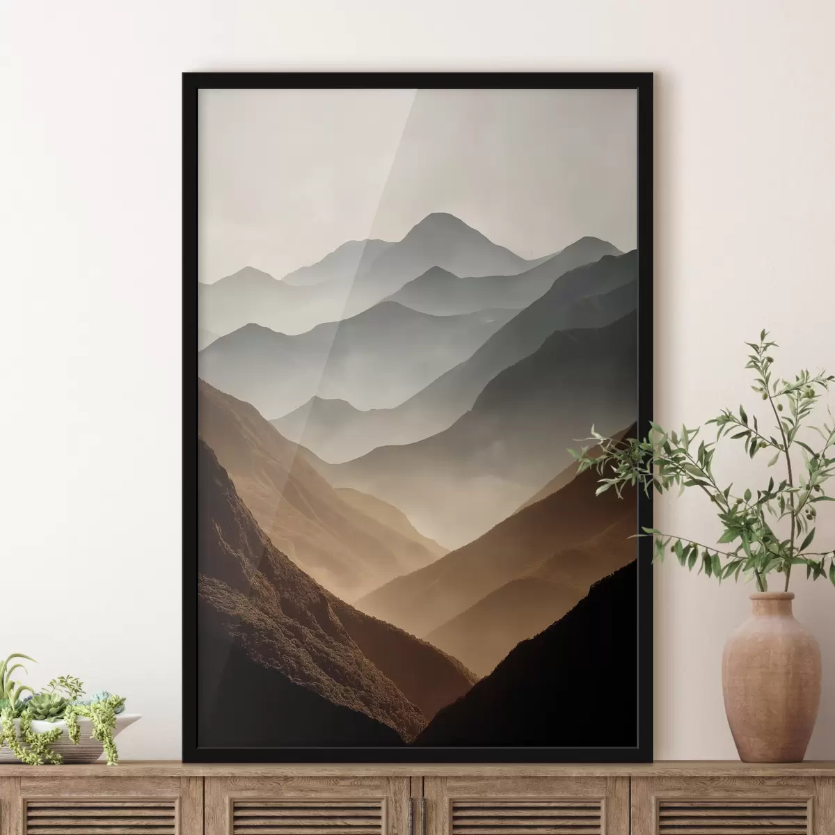 Affiche Montagnes paisibles f49643