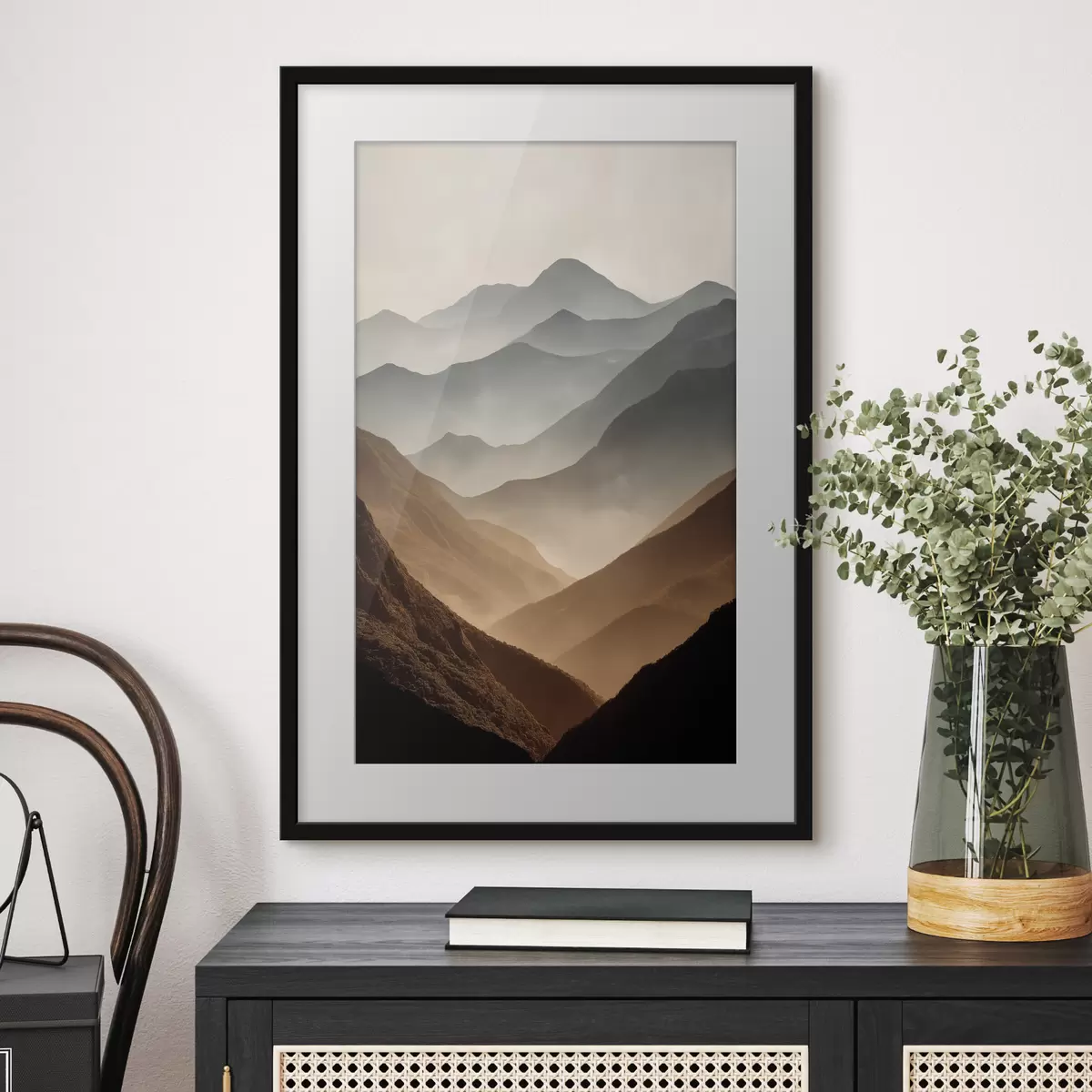 Affiche Montagnes paisibles f49643