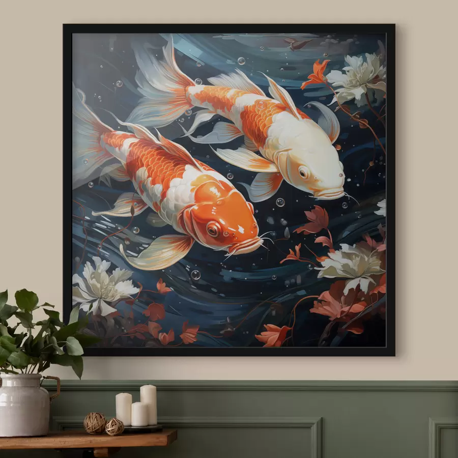 Fotobehang Vissen in het water f49660
