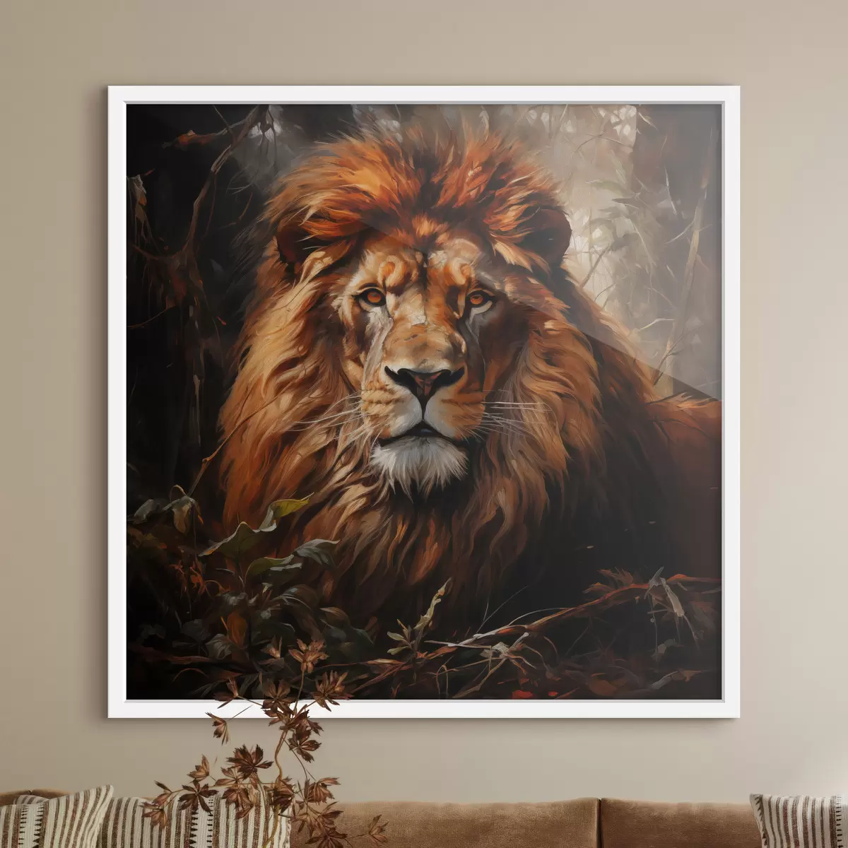 Affiche Lion f49665