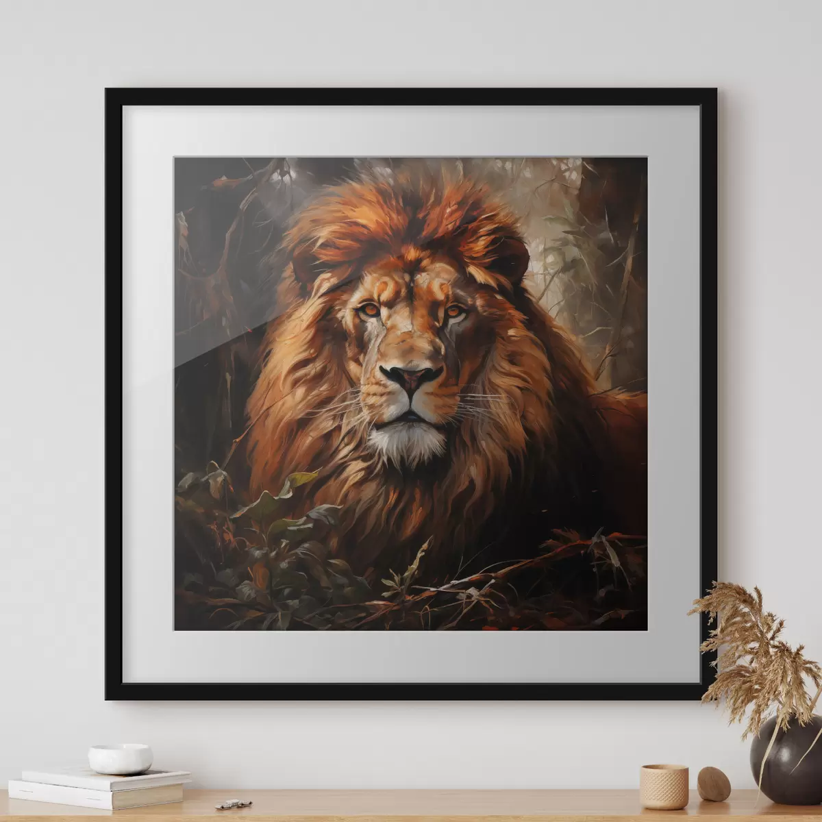 Affiche Lion f49665