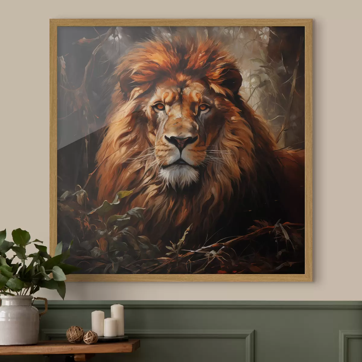 Affiche Lion f49665