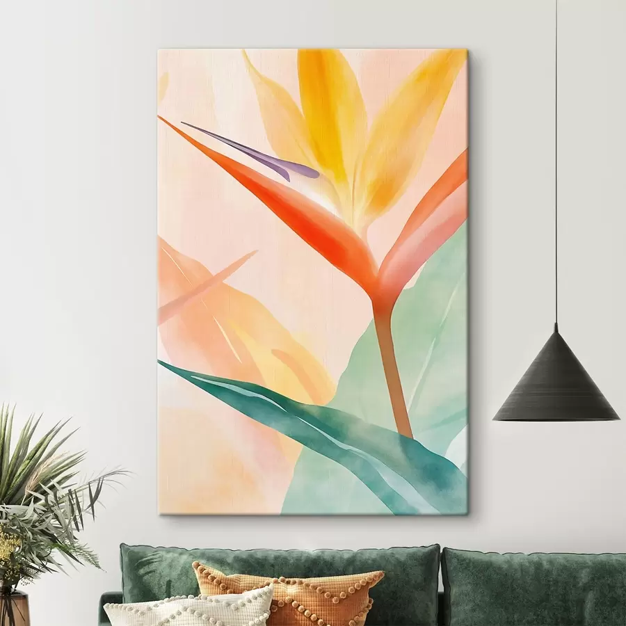  Peintures L'oiseau de paradis : botanique tropicale s49380