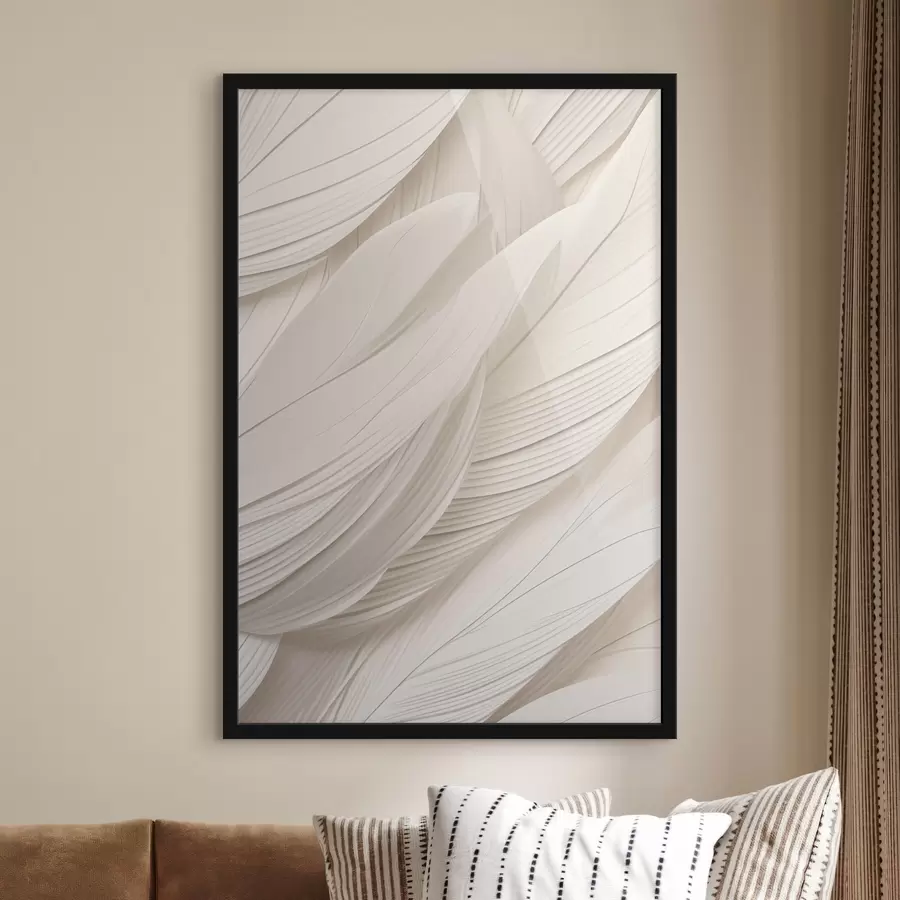Papier peint photo Vagues abstraites beiges f49377