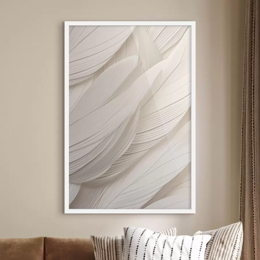 Papier peint photo Vagues abstraites beiges f49377